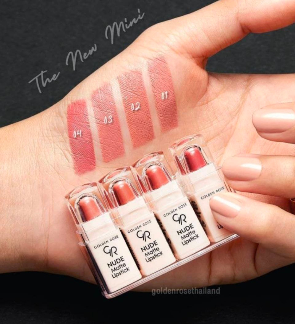 پک رژ مینی گلدن رز 3