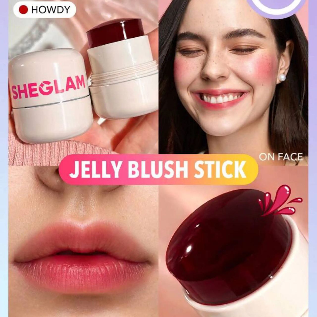 تینت ژله ای لب و گونه شیگلم 2
