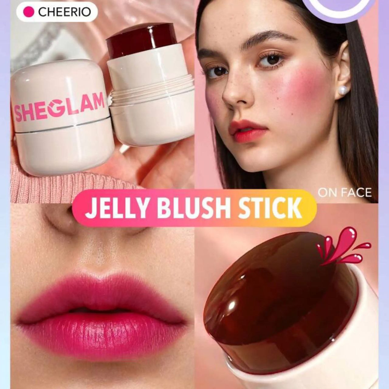 تینت ژله ای لب و گونه شیگلم 4